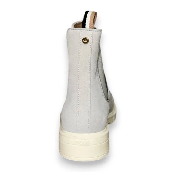 BOSS Vanity ChBootie SD Women's Gray Suede Chelsea Boots US 7 (EU 37) MSRP $199 - Picture 3 of 4